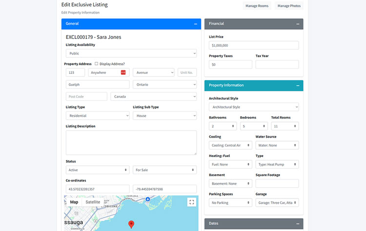 CMS Dashboard Screenshot 3